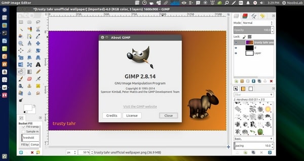 Aplikasi Edit Foto Linux Terbaik - GIMP - TutorAplikasi