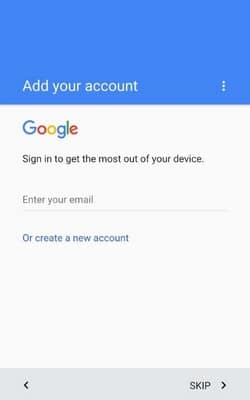 Cara Bypass FRP akun Google - memasukkan akun gmail