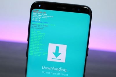 Tampilan Download Mode Samsung